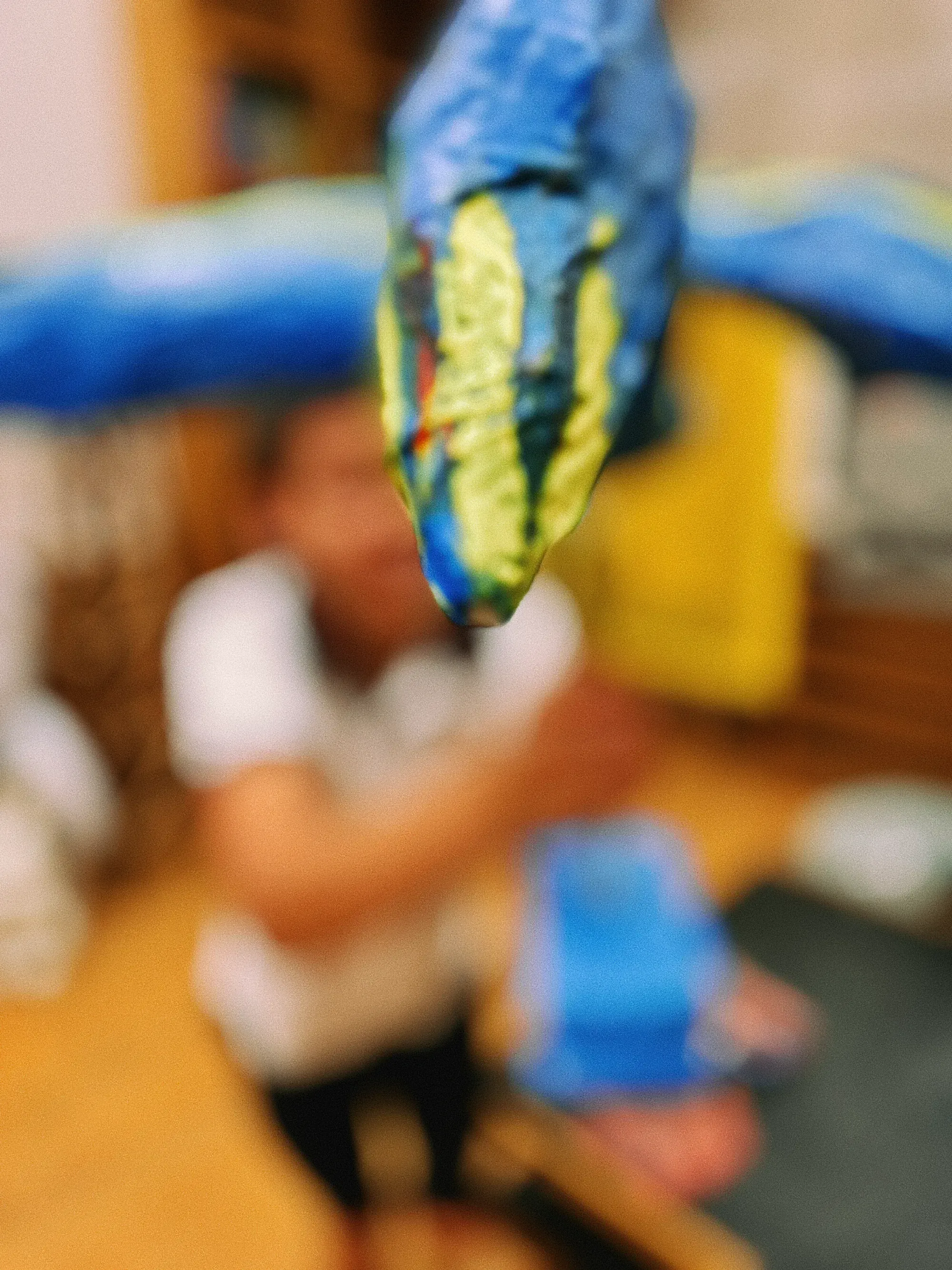 Саня и Костя сотворили различные поделки